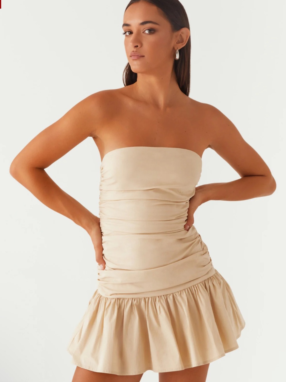 NWT Peppermayo Carmel Strapless Mini Dress, Size 2